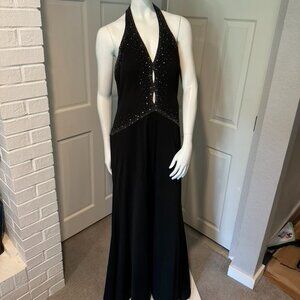 Black Evening Halter Dress from igNITE